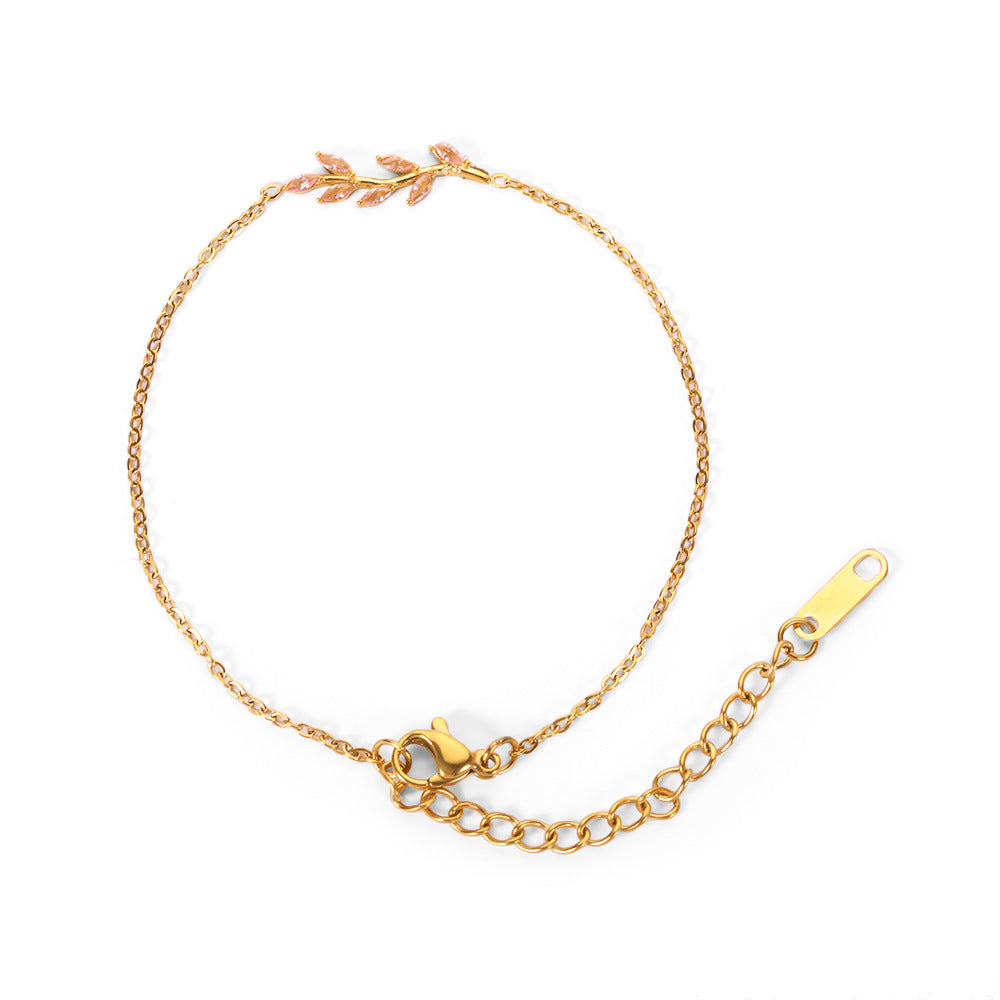 Pulsera de rama de olivo