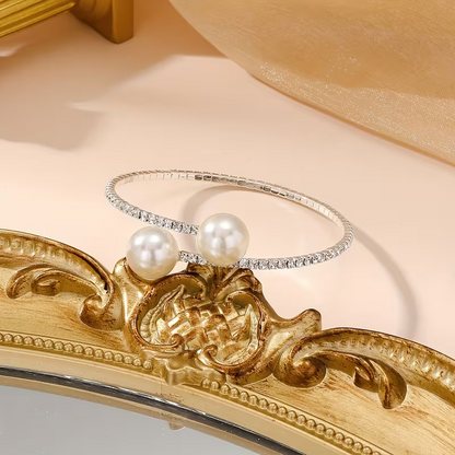 Brazalete de perlas de lujo