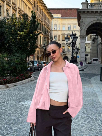 Isabel | Chaqueta de ante vintage