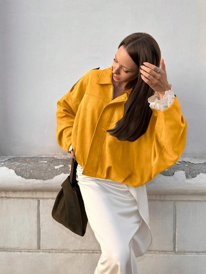 Isabel | Chaqueta de ante vintage