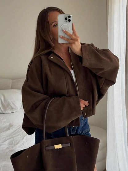 Isabel | Chaqueta de ante vintage