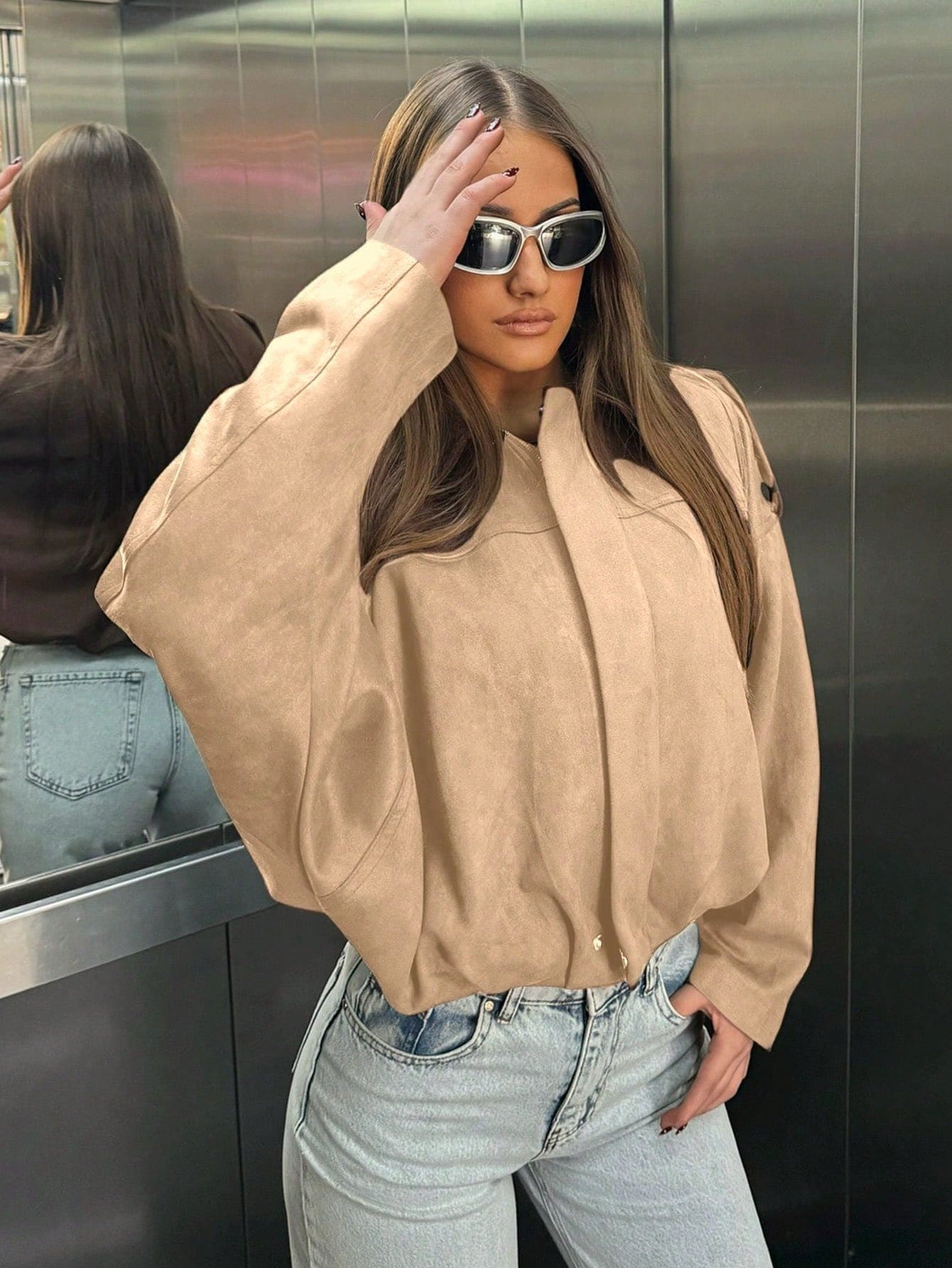 Isabel | Chaqueta de ante vintage