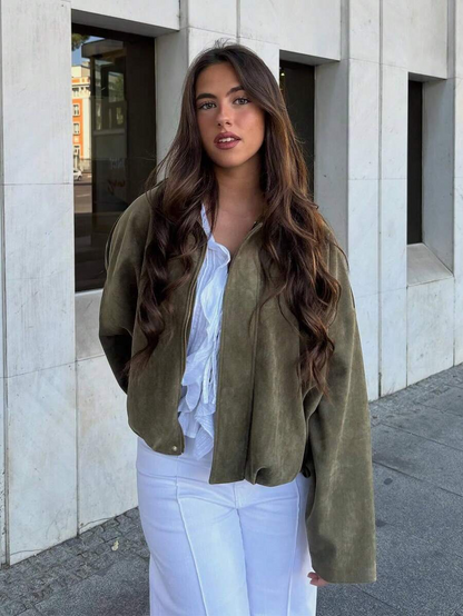 Isabel | Chaqueta de ante vintage