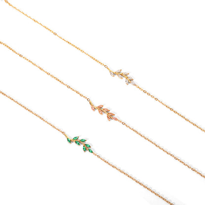 Pulsera de rama de olivo