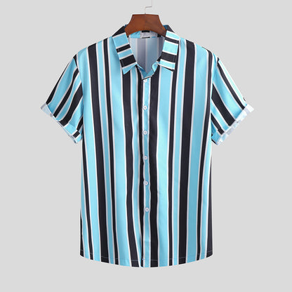 Vigo | Camisa de rayas azules