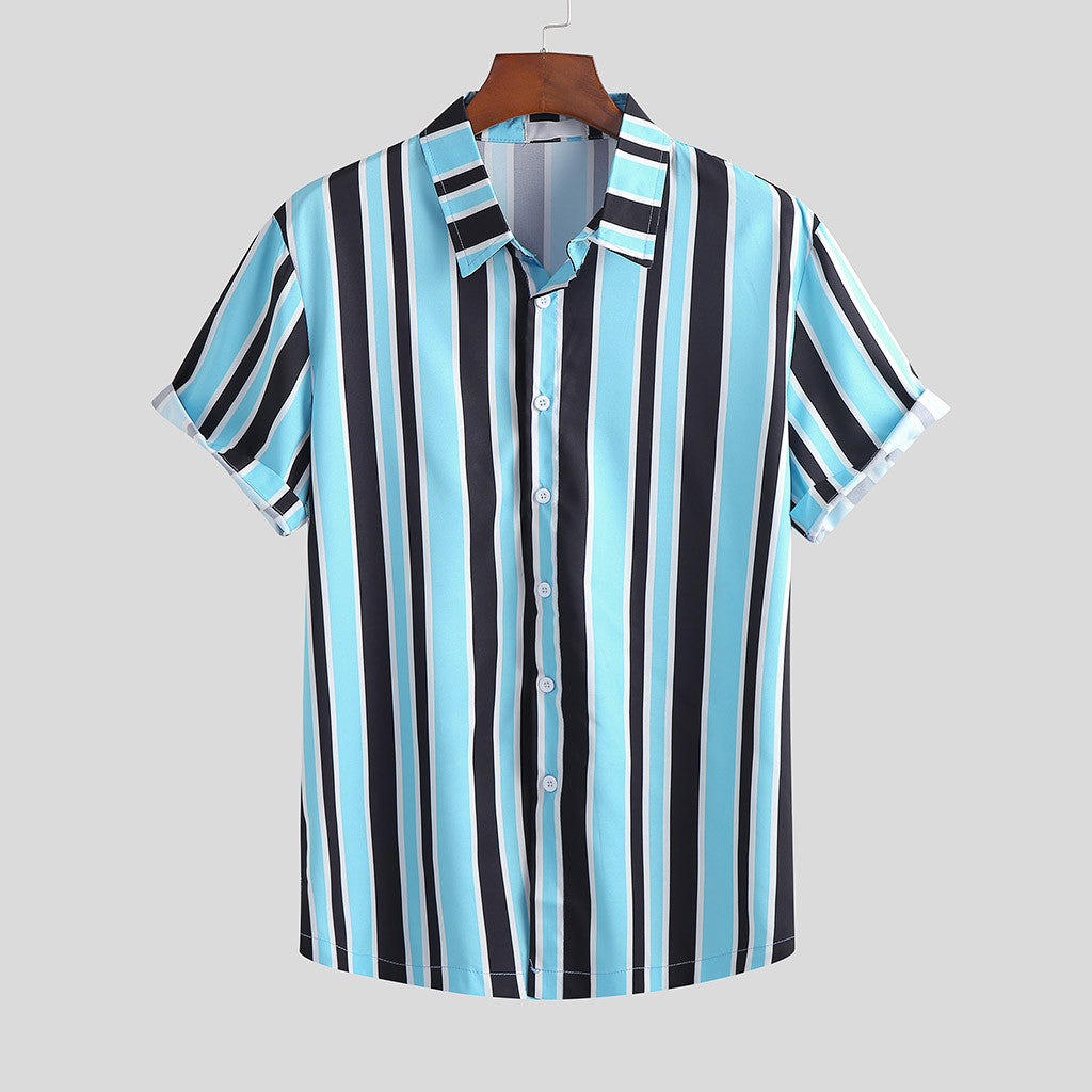 Vigo | Camisa de rayas azules