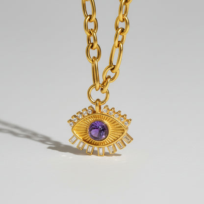 Collar de ojo de la suerte