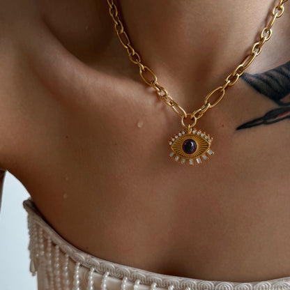 Collar de ojo de la suerte