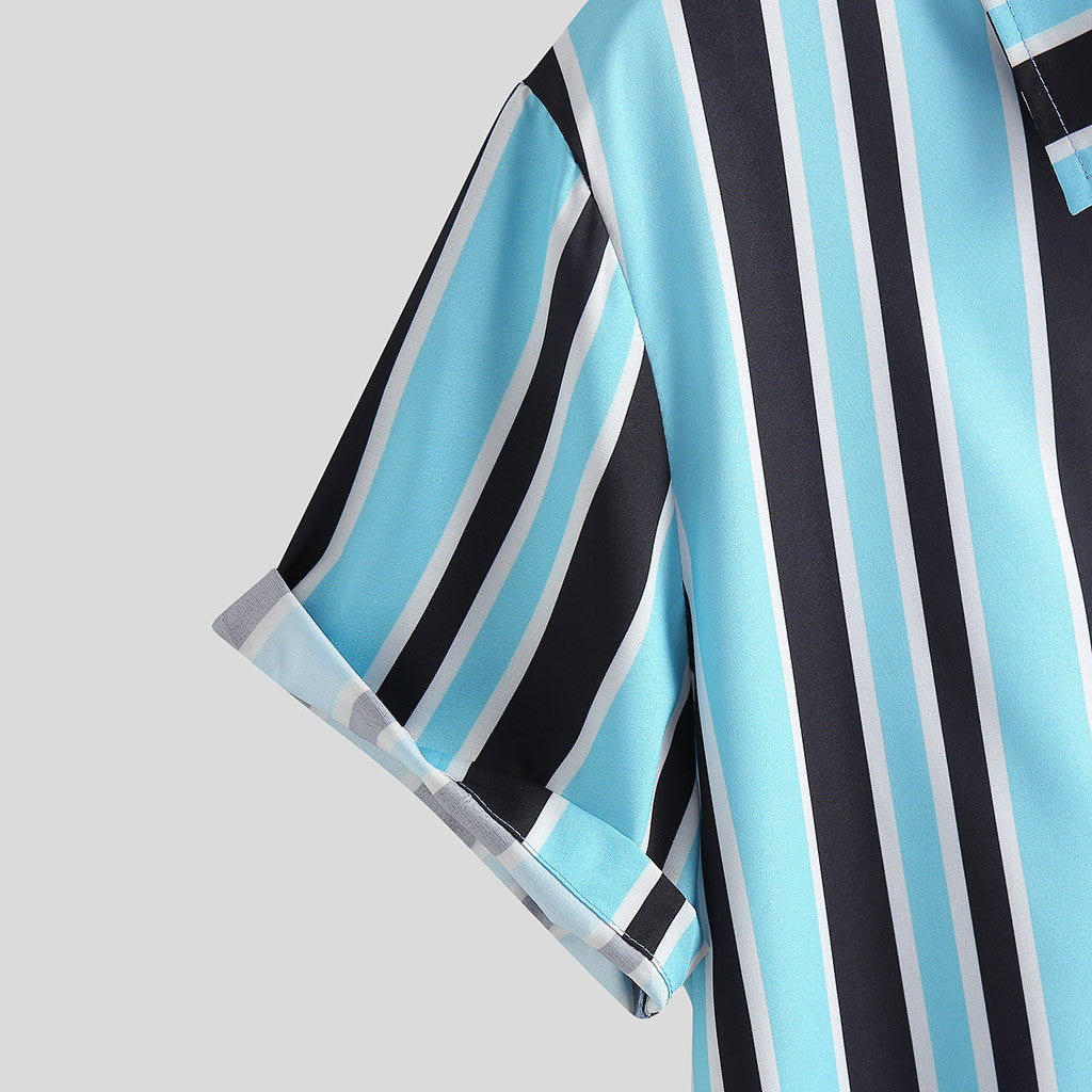 Vigo | Camisa de rayas azules