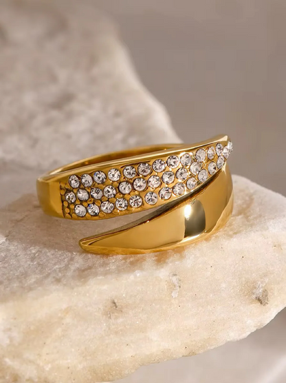 Zavina | Anillo gemelo abierto