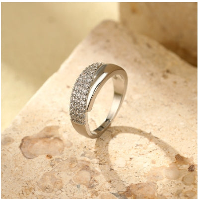 Zavina | Anillo gemelo abierto