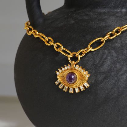 Collar de ojo de la suerte